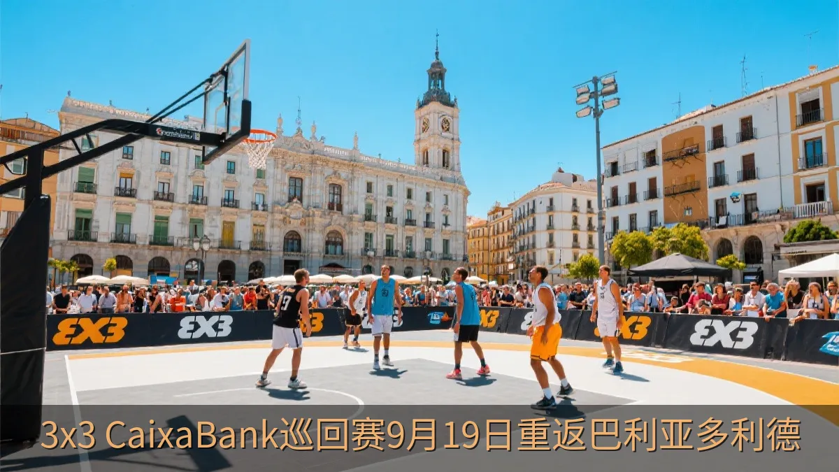3x3 CaixaBank巡回赛9月19日重返巴利亚多利德
